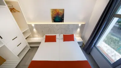 Cama o camas de una habitación en Ura Hotels Lara Adults Only