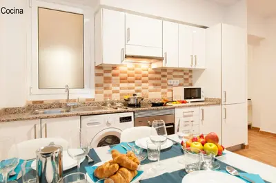 Una cocina o zona de cocina en Kasa Holiday Apartment