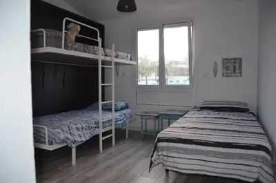Cama o camas de una habitación en Bungalow Main Street Playa del Ingles