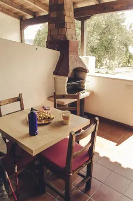 Zona de estar de Vivelorural Casa Tunte 2, BBQ y terraza