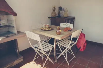 Plano de Vivelorural casa Tunte 3, BBQ y terraza