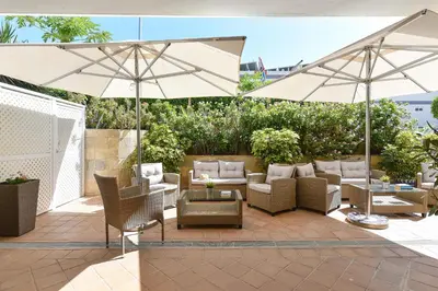 Zona de estar de Apartamentos Norcopia