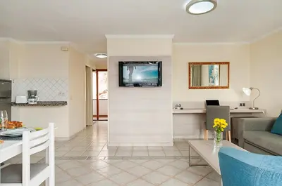 Una cocina o zona de cocina en Apartamentos Norcopia
