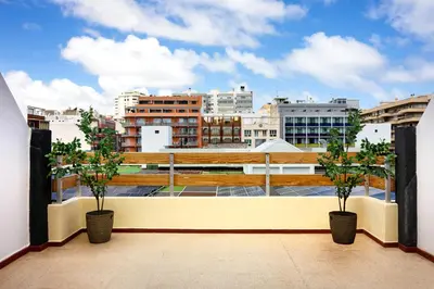 Un balcón o terraza de Hotel Valencia