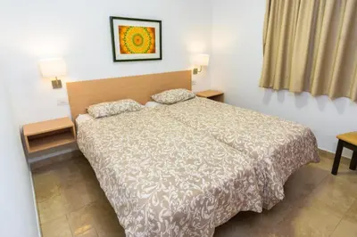 Cama o camas de una habitación en San Nicolás