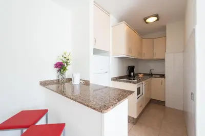 Una cocina o zona de cocina en eó Las Rosas