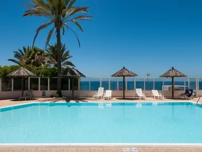 Piscina en o cerca de Seaviews & Terrace Apartment San Agustin Las Flores