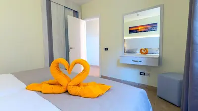 Cama o camas de una habitación en Villa del Mar