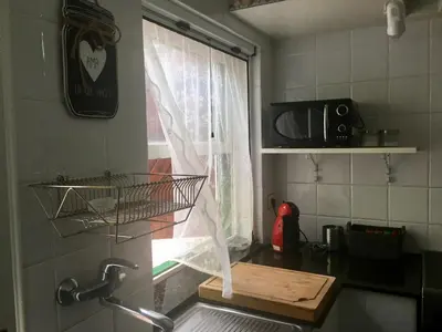 Una cocina o zona de cocina en La Casita de Las Palmas VV
