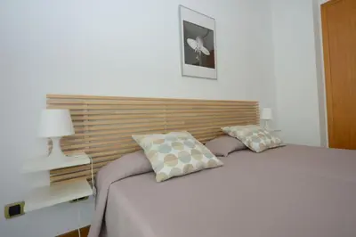 Cama o camas de una habitación en Edificio Gaviota 4
