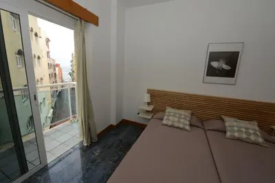 Cama o camas de una habitación en Edificio Gaviota 4