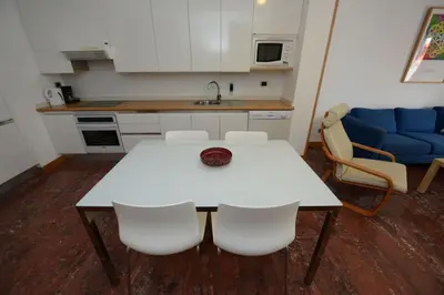 Una cocina o zona de cocina en Edificio Gaviota 4