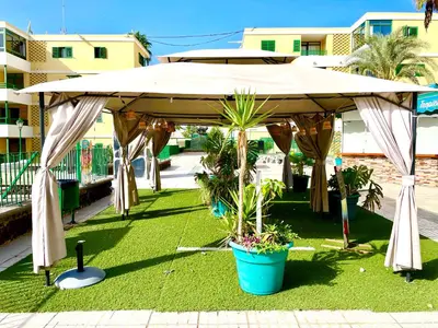Jardín al aire libre en Las Olas Sand