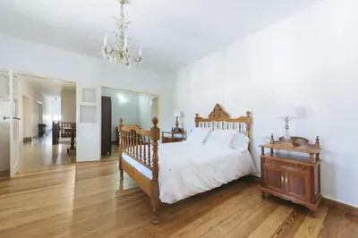 Cama o camas de una habitación en Casa Rural La Higuera Mayor
