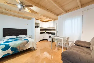 Cama o camas de una habitación en Studio Las Palmas Central Rooms
