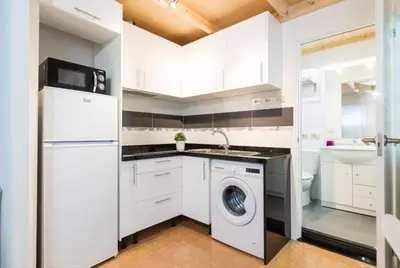 Una cocina o zona de cocina en Studio Las Palmas Central Rooms