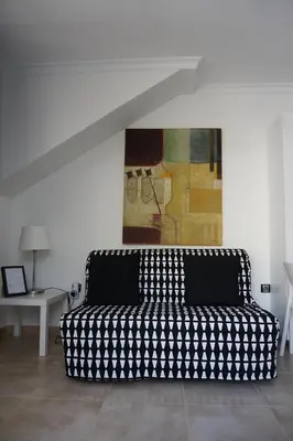 Cama o camas de una habitación en Apartamento privado en Bahía Feliz