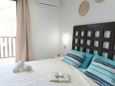 Cama o camas de una habitación en Apartment Sun Club