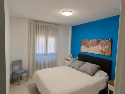 Cama o camas de una habitación en Blue House - parking included