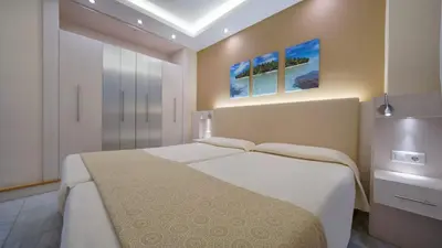 Cama o camas de una habitación en Bull Eugenia Victoria & SPA