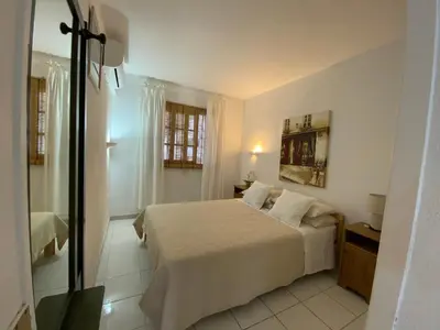 Cama o camas de una habitación en Bungalow Einstein