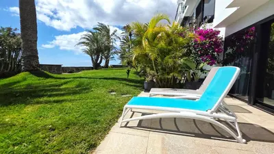 Jardín al aire libre en Apartment Monte Del Moro