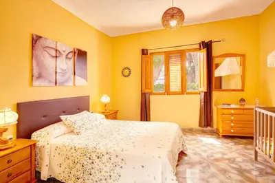 Cama o camas de una habitación en Casa Eli