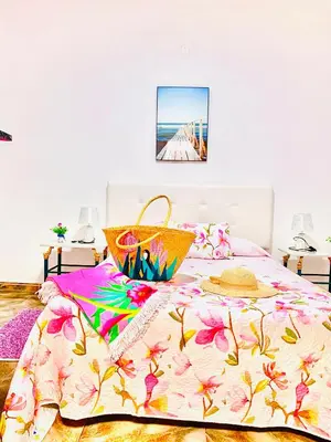 Cama o camas de una habitación en Casa Eli