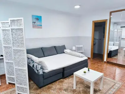 Zona de estar de Bonito y elegante loft