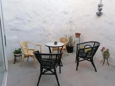 Un patio o zona al aire libre en Lala´s house