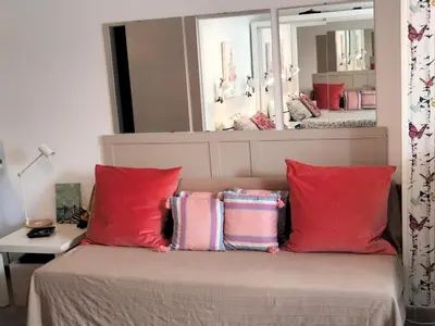 Cama o camas de una habitación en Apartamento Toñi