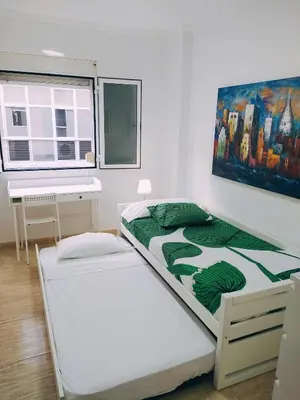 Cama o camas de una habitación en Aqui te Espero