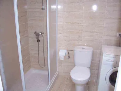 Un baño de Bungalows Caribe