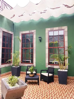 Jardín al aire libre en Hotel Emblemático Arucas