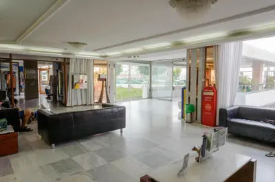 Zona de estar de Apartamentos Las Arenas