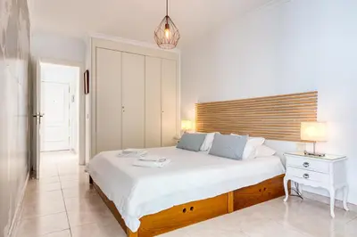 Cama o camas de una habitación en Apartamento Canteras