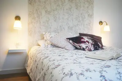 Cama o camas de una habitación en Apto. Aica Maraga (Aeropuerto)