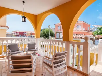 Un balcón o terraza de Sonnenland Q10 by VillaGranCanaria