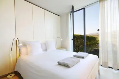 Cama o camas de una habitación en Salobre Villas Deluxe