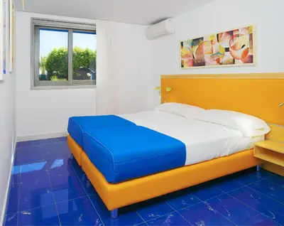 Cama o camas de una habitación en El Greco