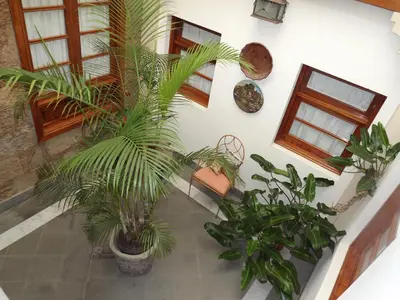 Jardín al aire libre en Casa Rural Doña Margarita