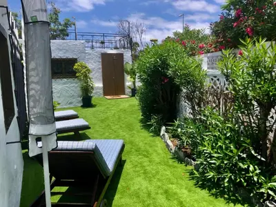 Jardín al aire libre en Santa Clara Bungalows