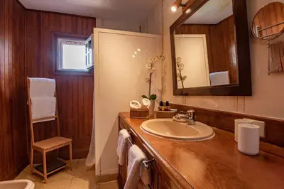 Un baño de Villa Los Almendros