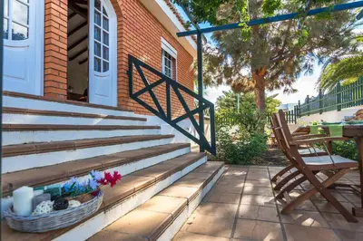 Un balcón o terraza de Villa Los Almendros