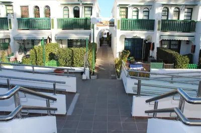 Un balcón o terraza de Bungalow Duna Flor Verde