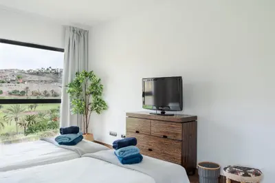 Cama o camas de una habitación en Tabaibas1 @ Salobre Golf