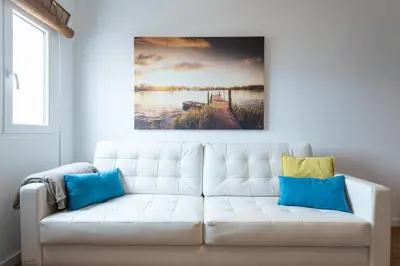 Zona de estar de DELUXE HOME, SEA VIEW AND TERRACE GC52