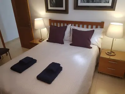 Cama o camas de una habitación en First Line Seaside