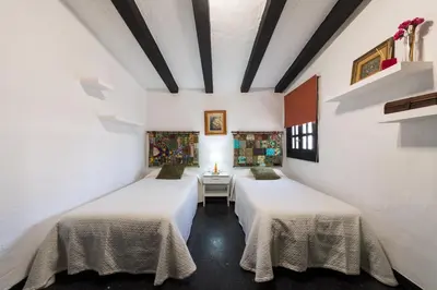 Cama o camas de una habitación en Villa Coki Deluxe - First line of the beach