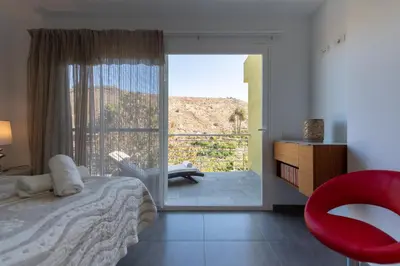 Cama o camas de una habitación en Finca Oasis Holidays & Health - Charming Villas